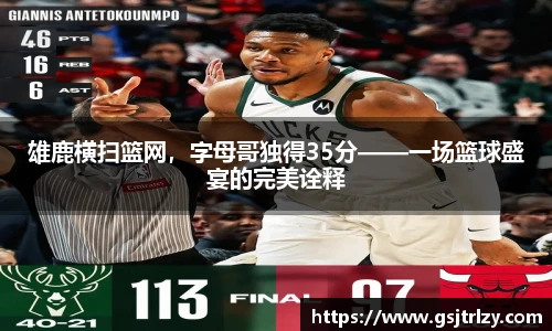 雄鹿横扫篮网，字母哥独得35分——一场篮球盛宴的完美诠释